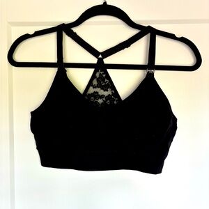 Kindred Bravely Lace Racerback Nursing Bra in Black! Size Medium!